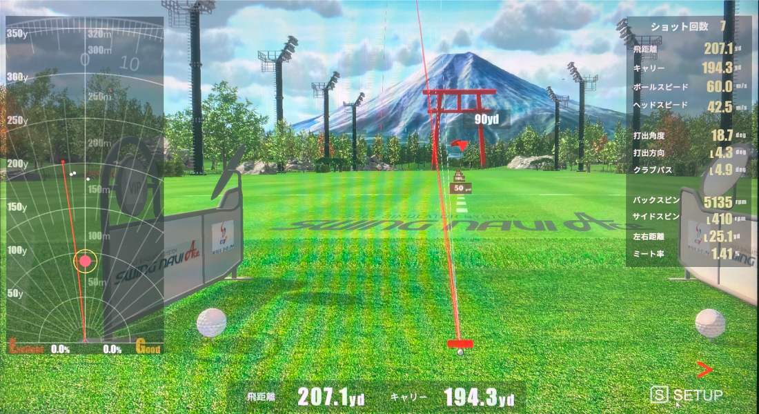 まるで本物のゴルフ場、圧倒的なリアル映像