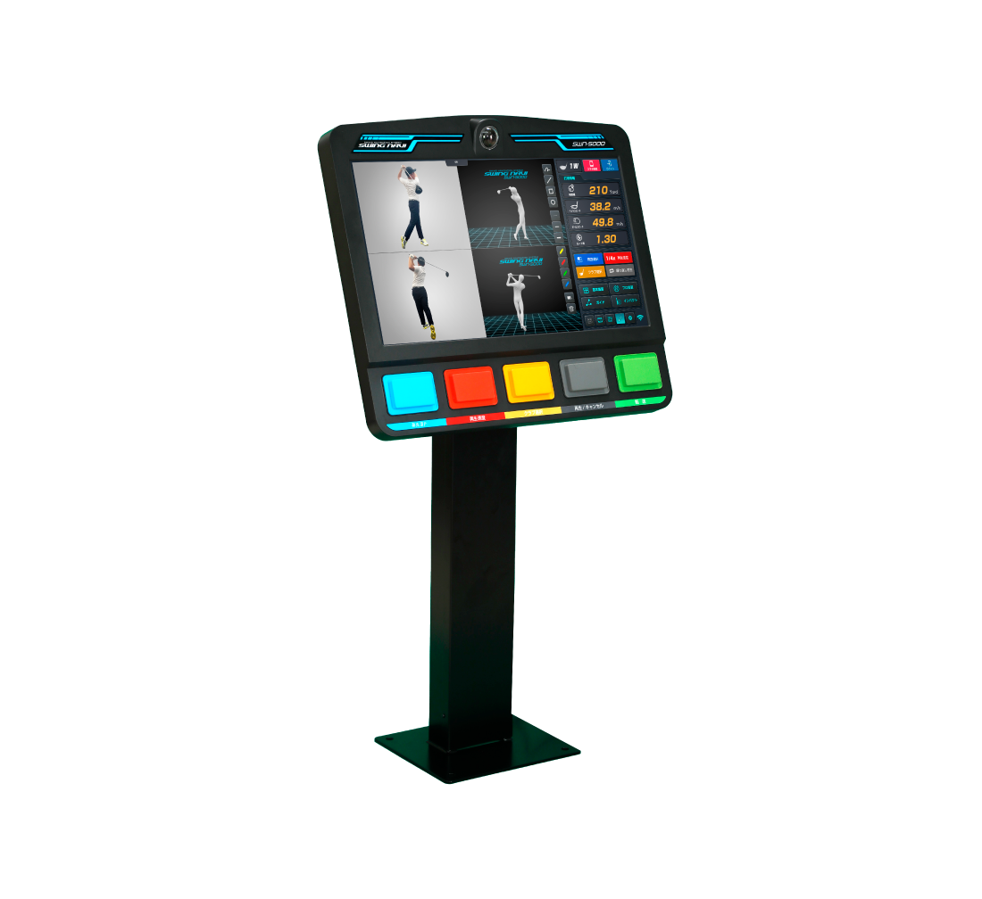 高速カメラと高感度センサーが可能にする徹底的なスイング解析